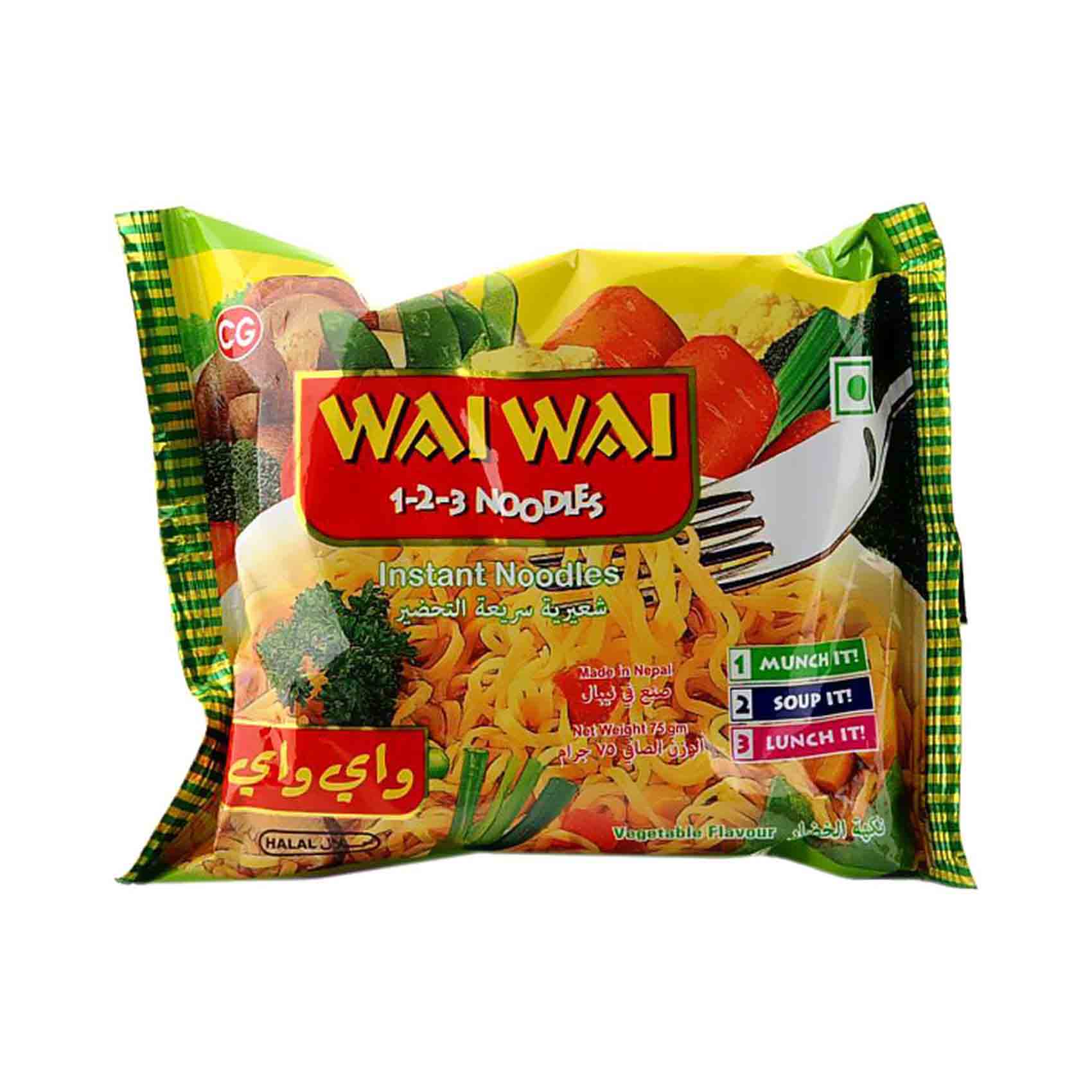 Wai Wai Vegetable Noodles 