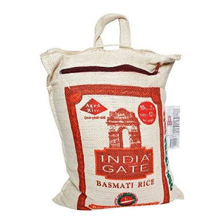 India Gate White Basmati Rice — Jute 