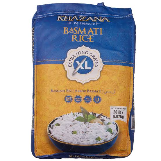 khazana basmati rice20lb