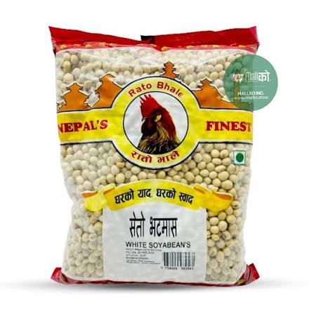 Rato bhale white soyabeans